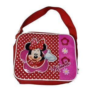 Disney Junior Minnie Mouse‎ Lunchbox Lunch Bag Insulated Handle Zippered (V3)